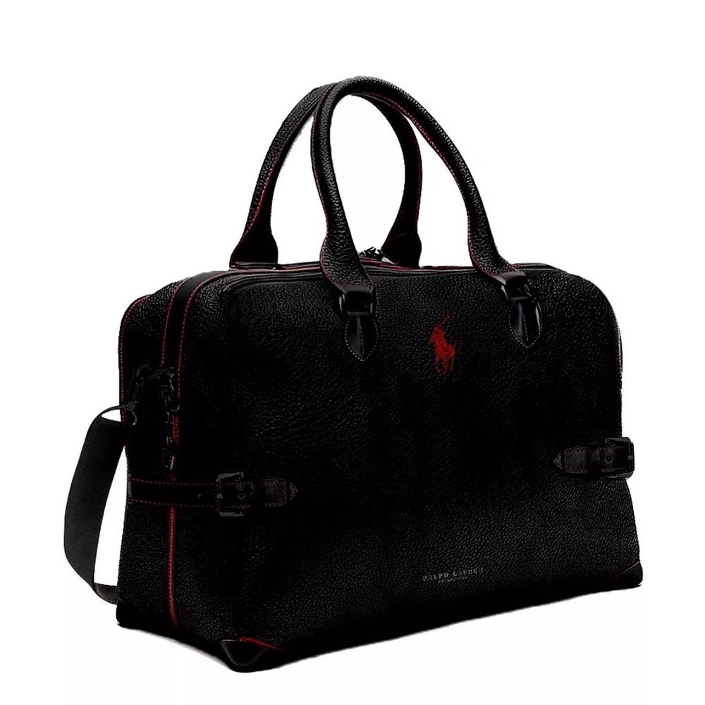 Polo by Ralph Lauren Black Leather Men's Bag